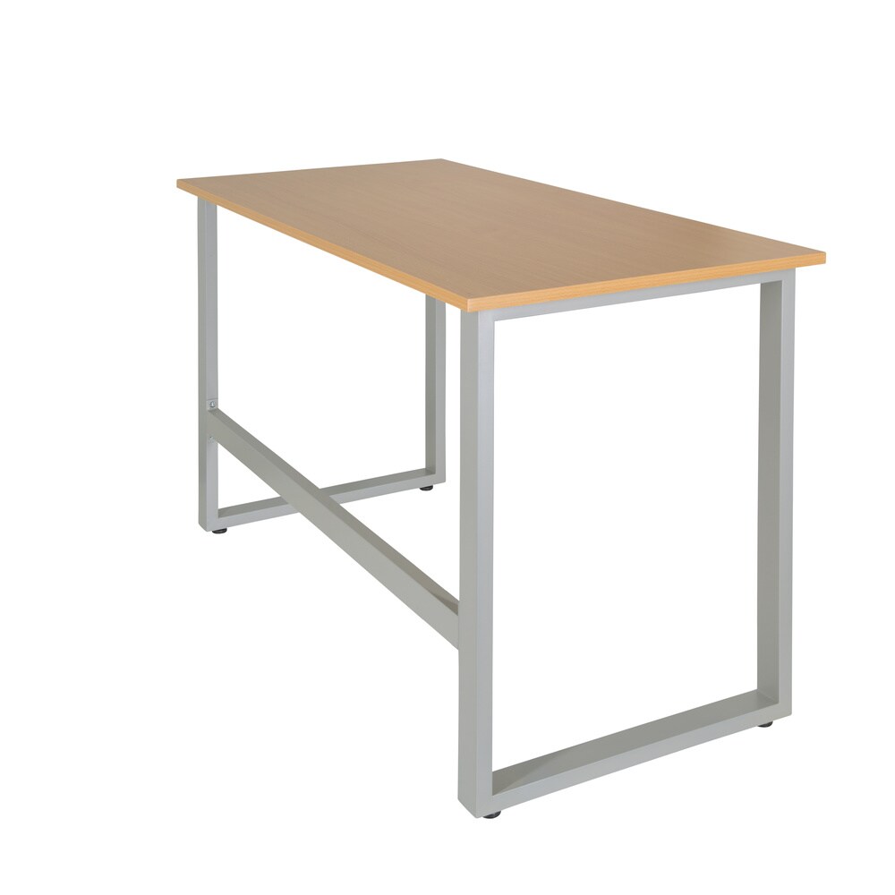 Schreibtisch WORKSPACE LIGHT I Melaminharzbeschichtete Spanplatte, Gestell pulverbeschichteter Stahl hjh OFFICE