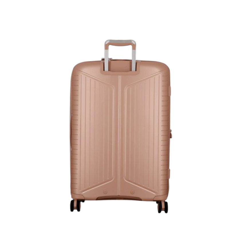 Valise rigide extensible Évaé 76 cm Rose Pale