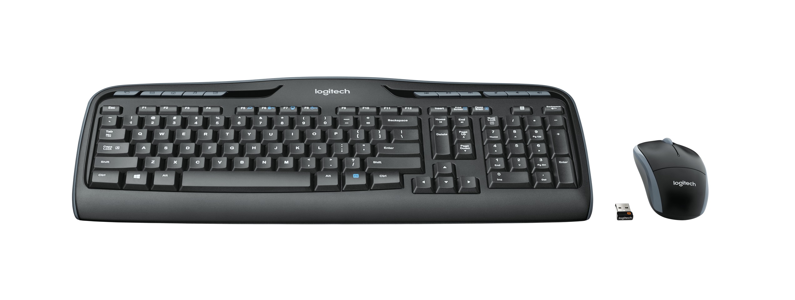 Logitech - Wireless Combo MK330 Mus +Tastatur - Nordisk Layout