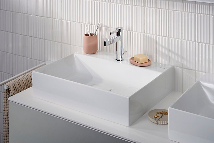 Porte serviettes double 45 cm blanc mat Addstoris Hansgrohe