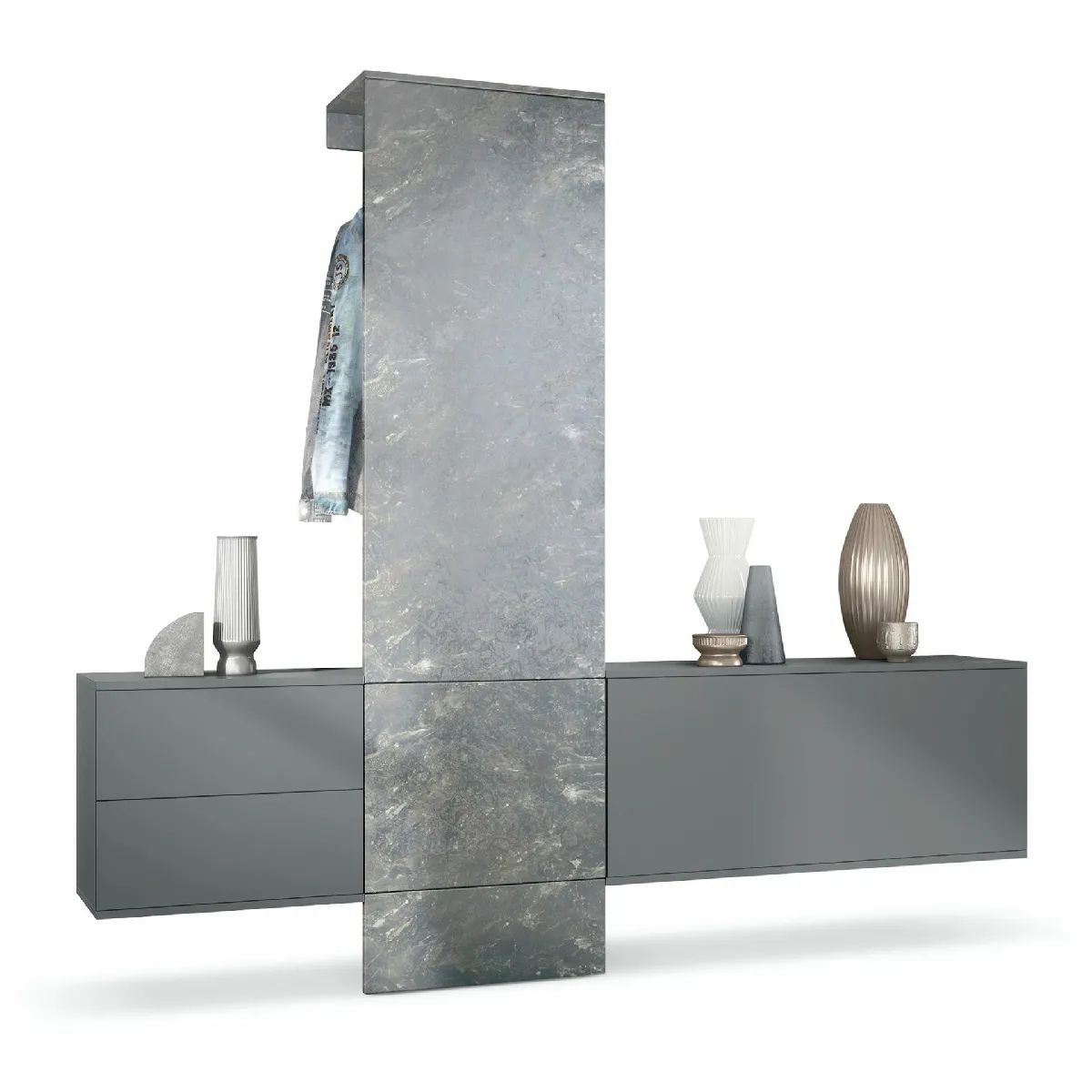 MPC Vestiaire Marbre Graphite 209x193x35