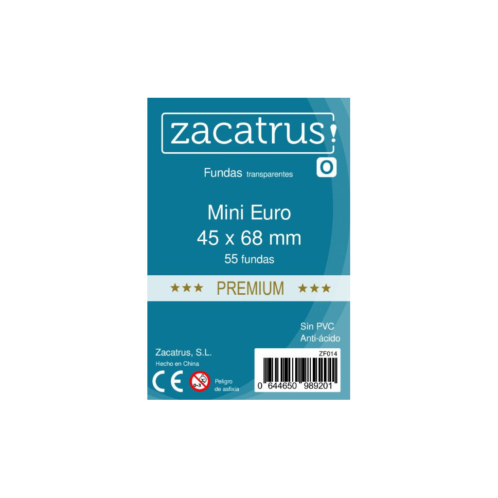 Protège-cartes Zacatrus Mini Euro Premium (45mm x 68mm)