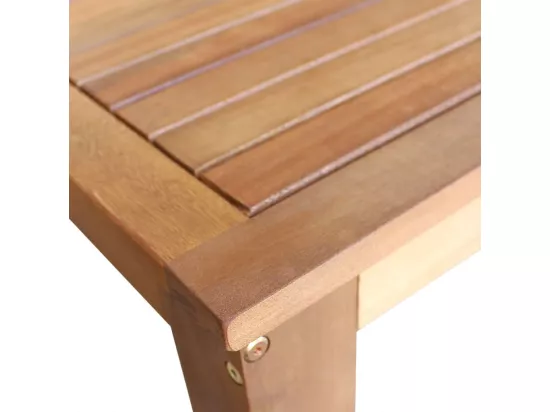 Table et tabourets de bar 7 pcs Bois d'acacia massif