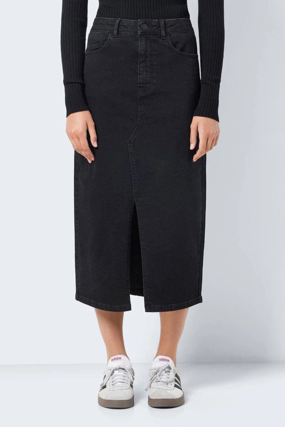 NOISY MAY spijkerrok NMKATH black denim