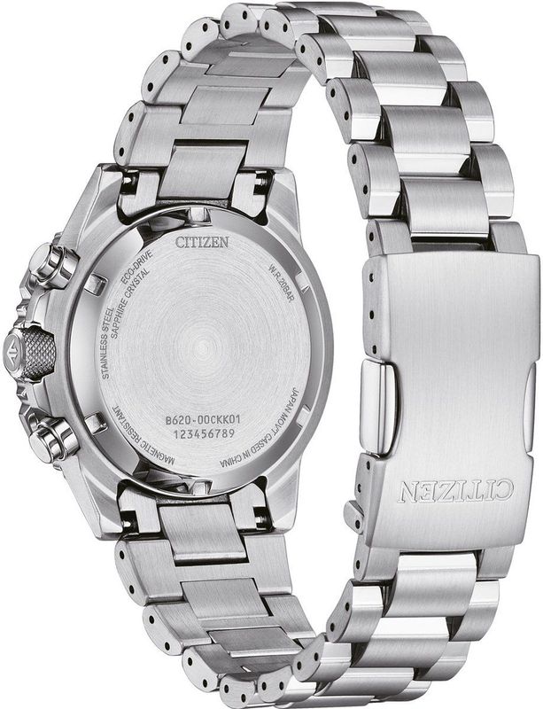 Citizen - Promaster Chronograaf Horloge - Zilver - Roestvrijstaal - 20 Bar Waterbestendig