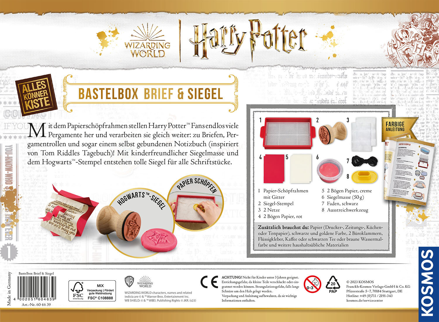 Bastelbox HARRY POTTER - BRIEF & SIEGEL