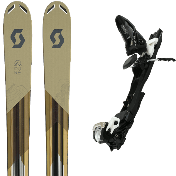 Pack ski de randonnée SCOTT PURE MISSION 98TI + Fix