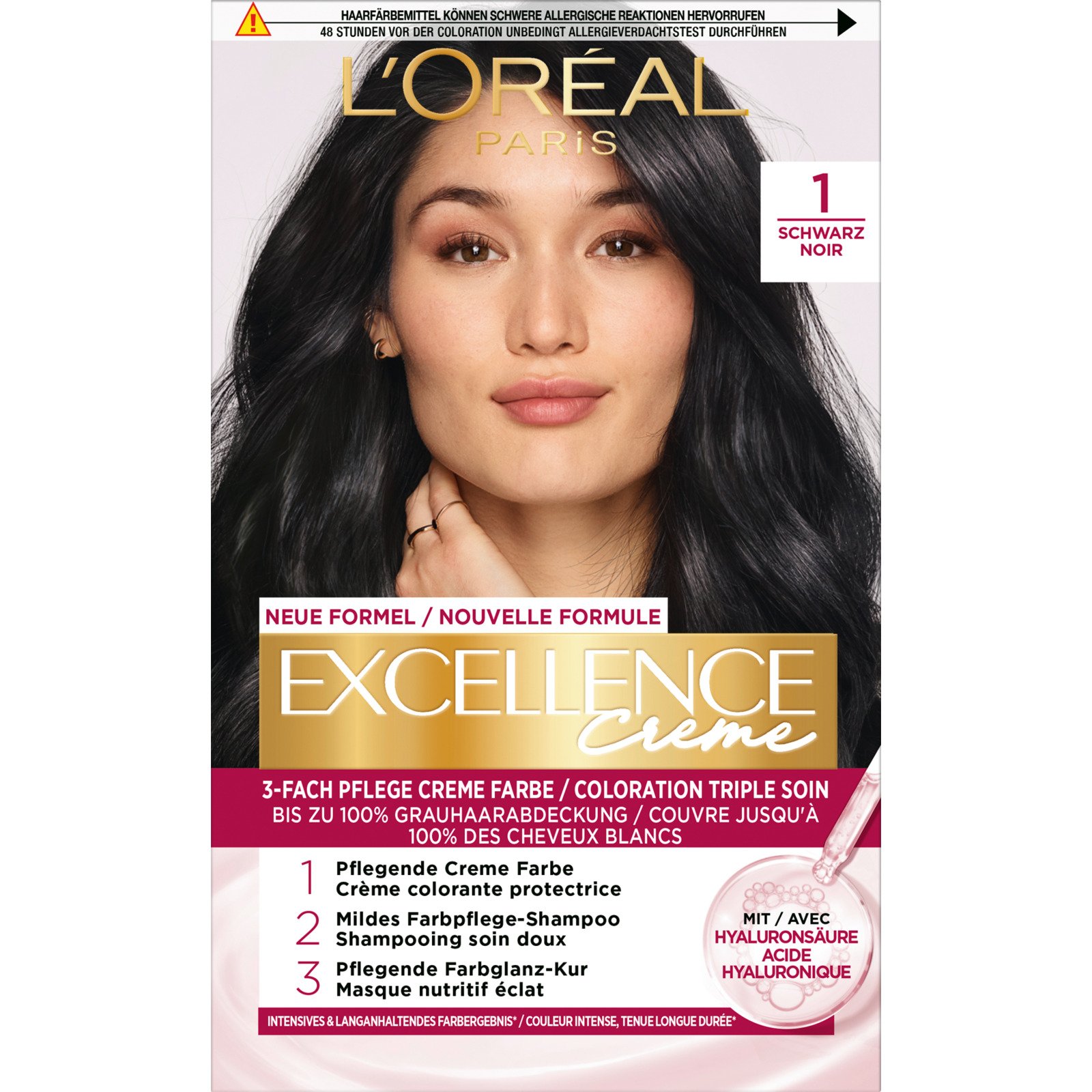 L'Oréal Excellence Crème schwarz 1
