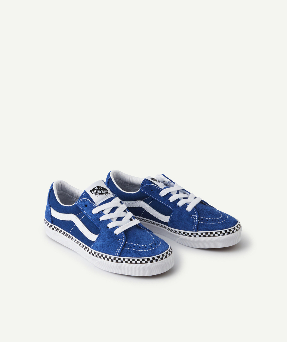 VANSBASKETS BLEUES ET DAMIER UY SK8-LOW