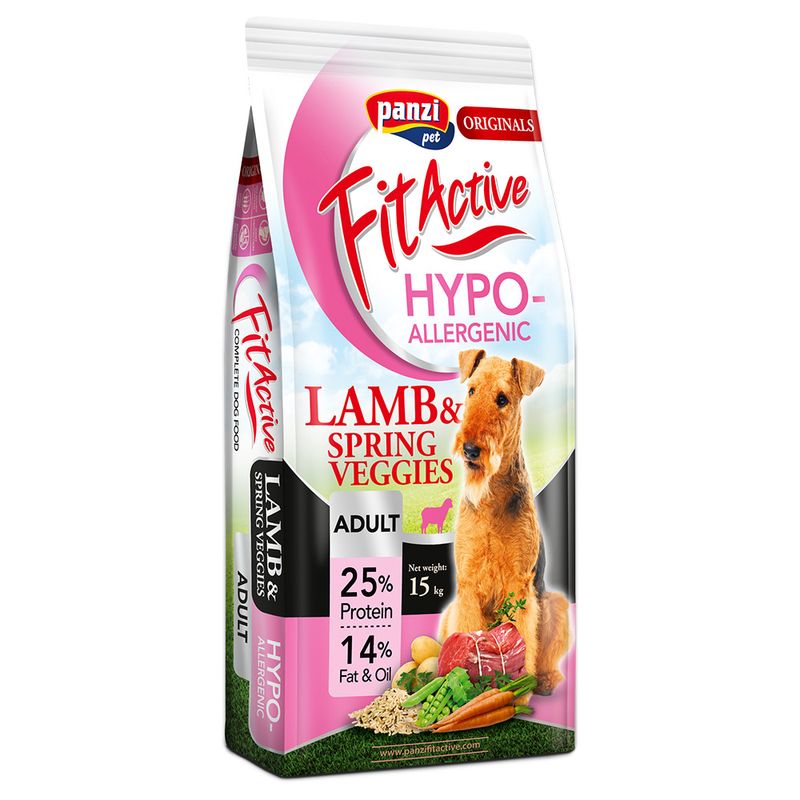 FitActive Originals Adult Hypoallergenic agneau, légumes du printemps