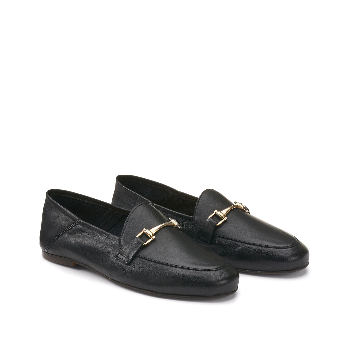 COLEÇÕES LA REDOUTE<br>Mocassins Signature em leer met morsetti
