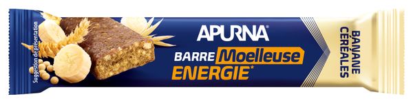 Barre énergétique Apurna Moelleuse Banane Céréales - 40g