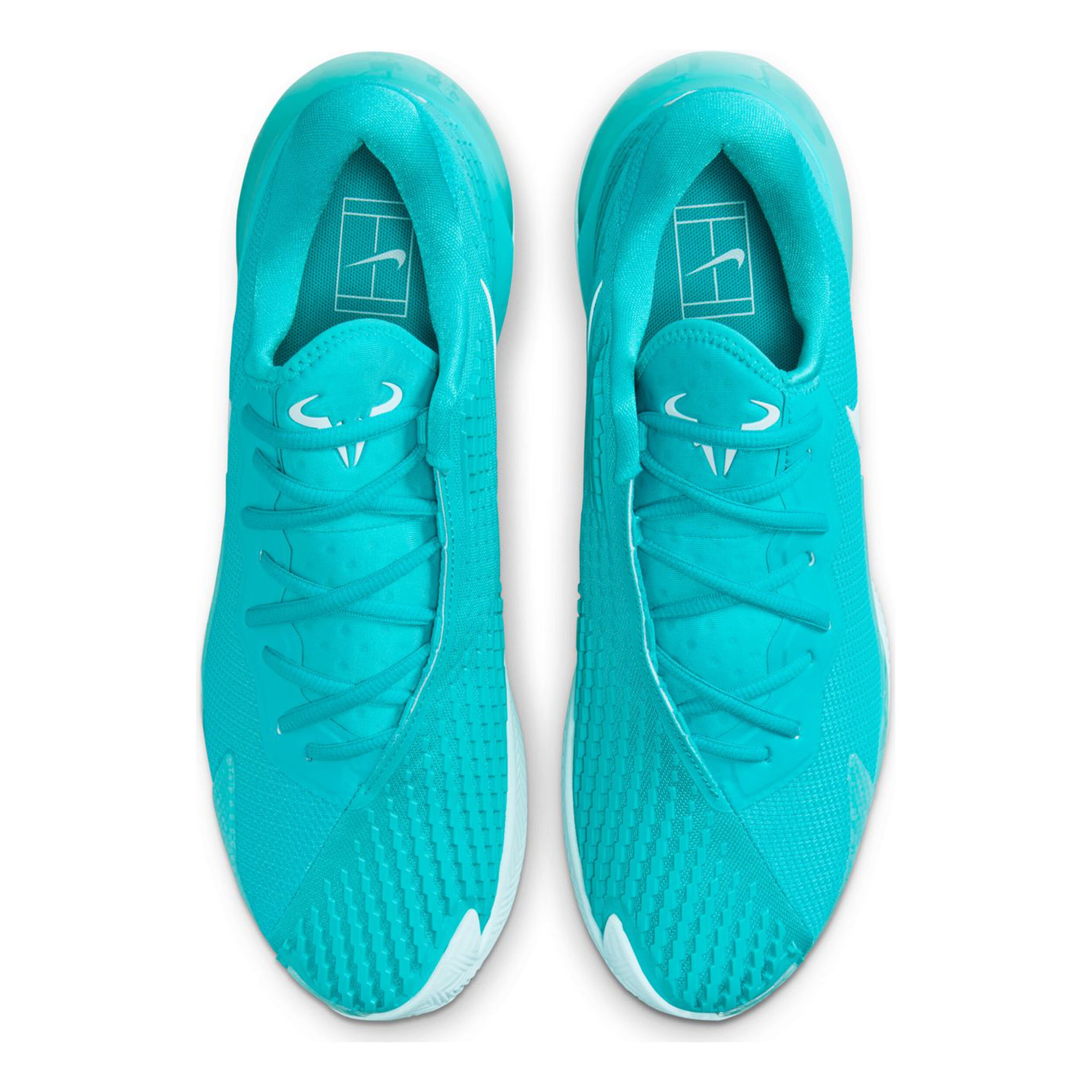 Nike Air Zoom Vapor Cage 4 Rafa Chaussure Terre Battue Hommes - Turquoise , Blanc