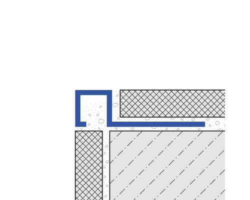 DURAL Squareline zwart eindprofiel 250 x 11 mm