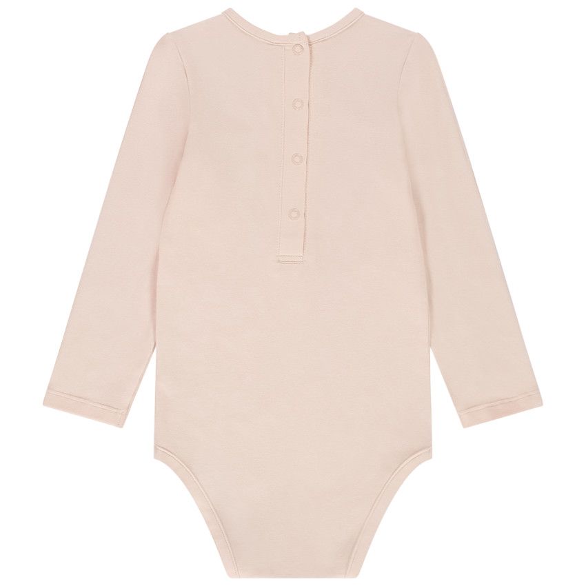 Lot de 3 bodies en jersey pour bébé fille - Ecru