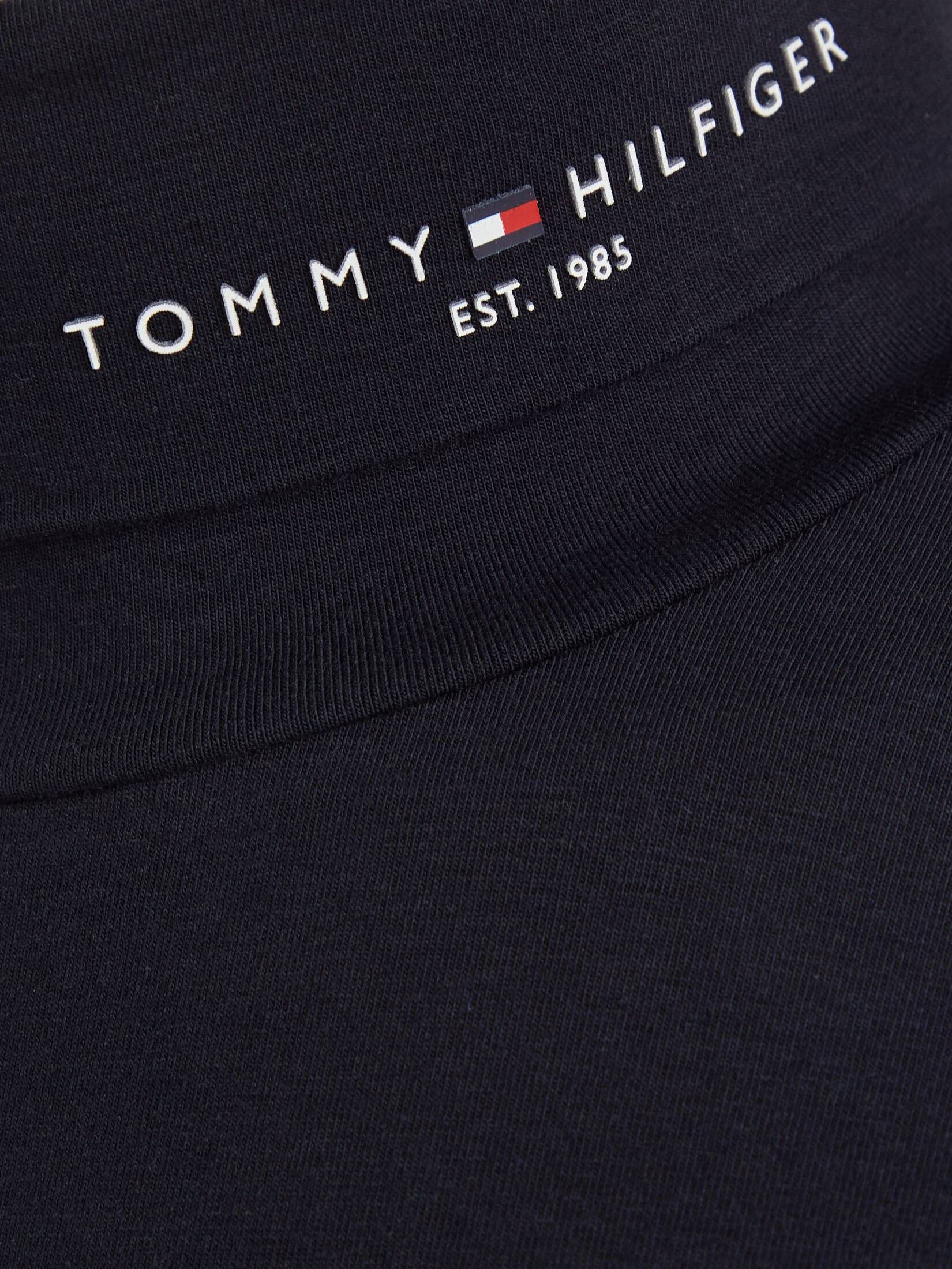 Tommy Hilfiger| Damen Rollkragenshirt TOMMY LOGO ROLL NECK LS TEE