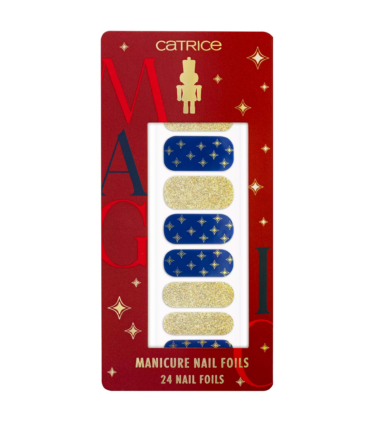 Catrice - *Magic Christmas Story* - Folhas adesivas para unhas - C01: Drosselmeyer´s Surprises