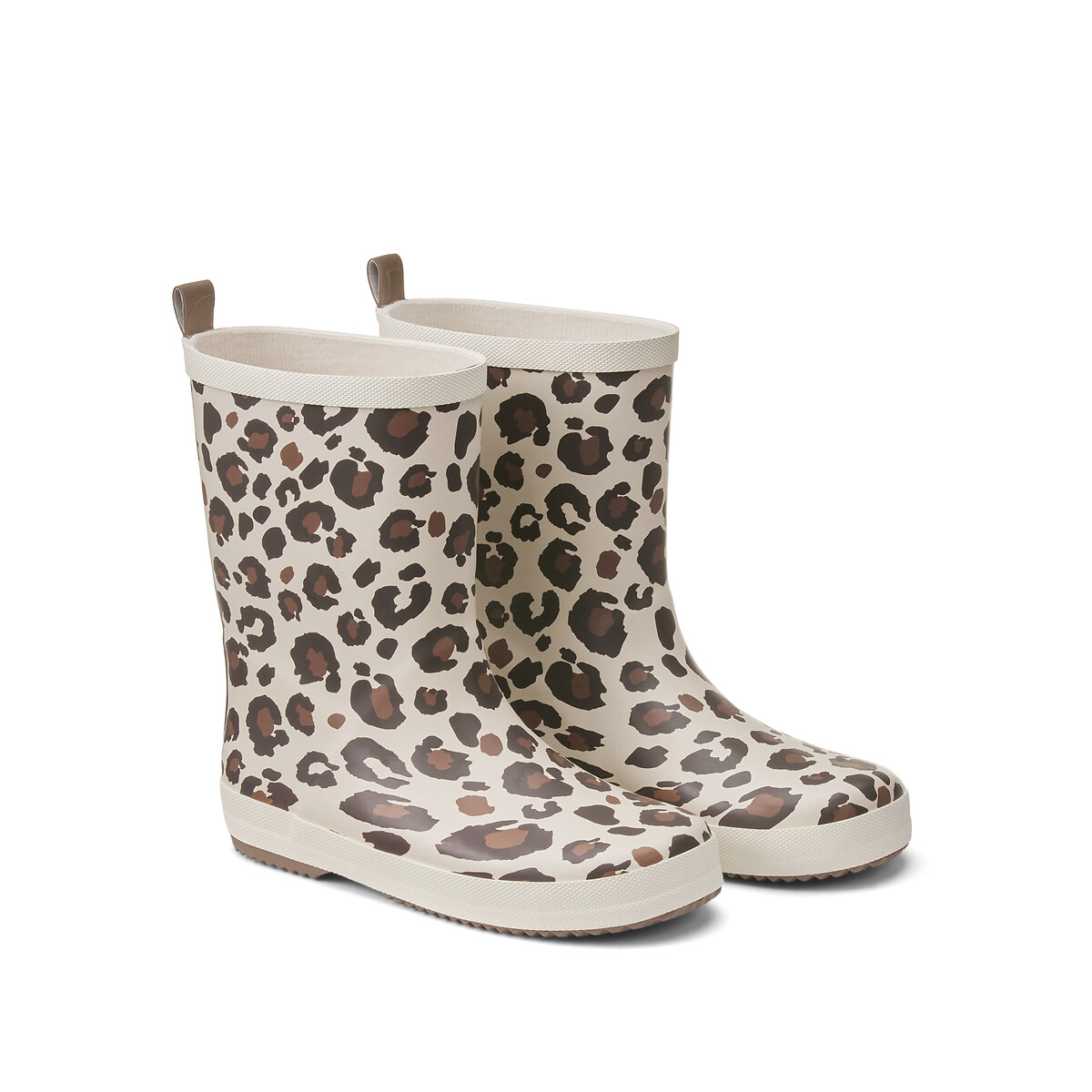 COLEÇÕES LA REDOUTE<br>Botas de chuva, estampa de leopardo
