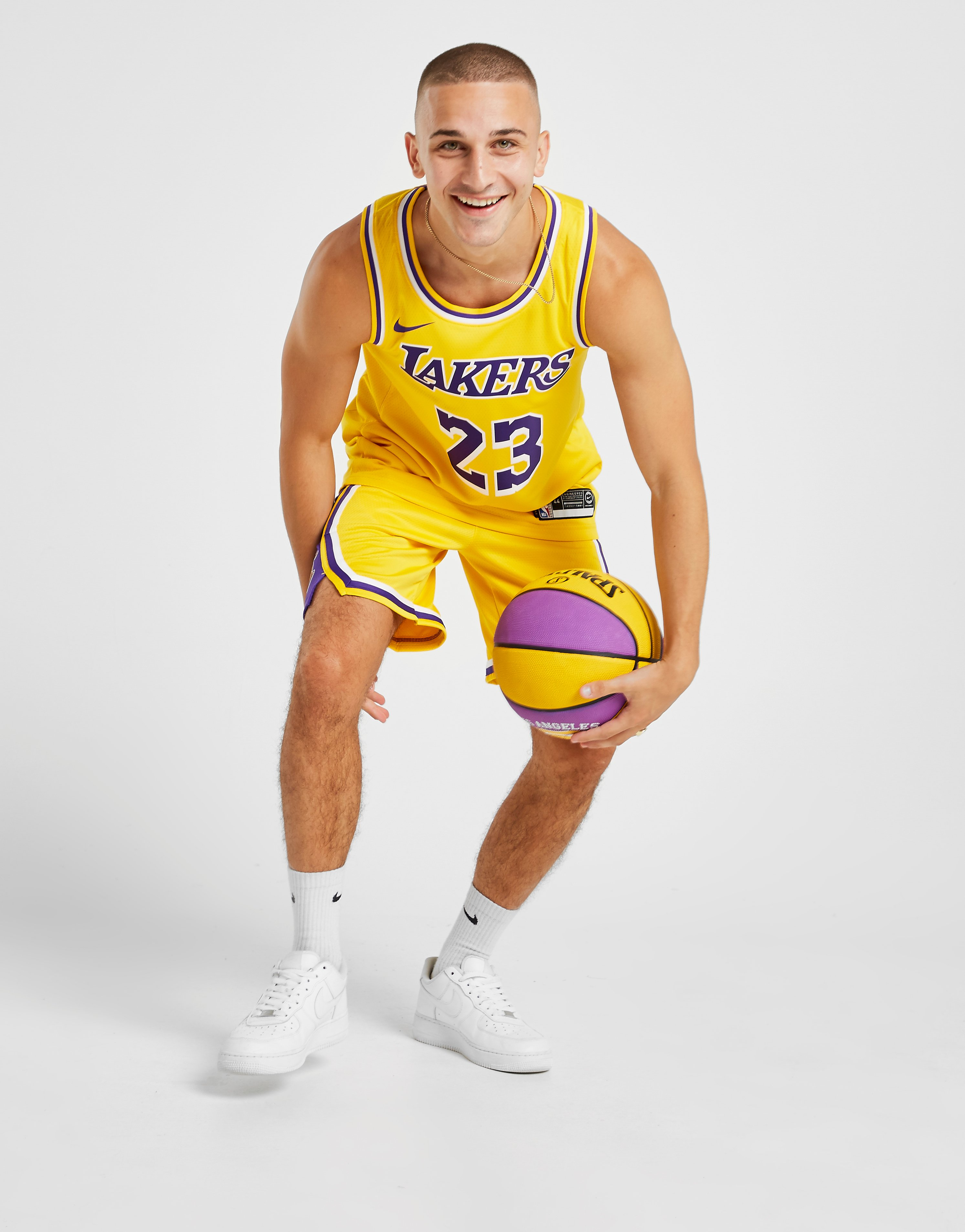 Nike Short NBA Los Angeles Lakers Swingman Homme