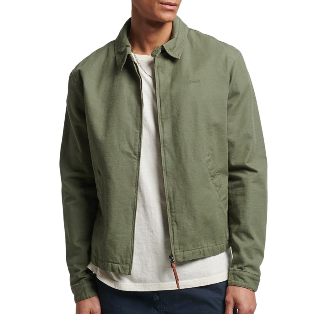 Superdry Veste Kaki Homme Superdry Harrington