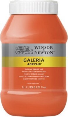Winsor & Newton - Galeria Akrylmaling - Cadmium Orange Hue 1000 ML