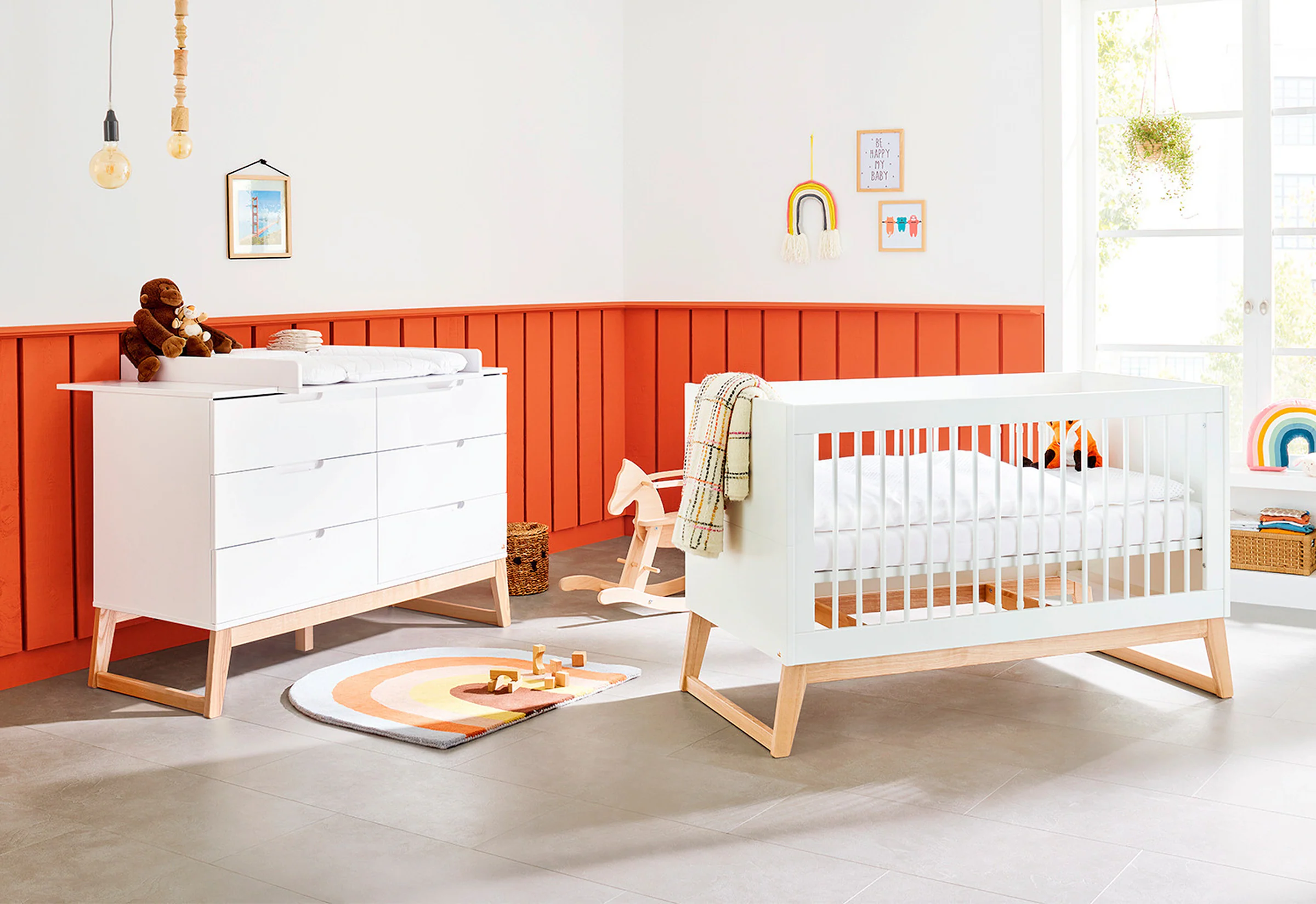 Pinolino Kinderzimmer-Set „Bridge” extrabreit, 2-tlg.