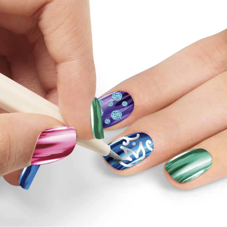 Shimmer 'n Sparkle - Metallic Rainbow Neglekunst