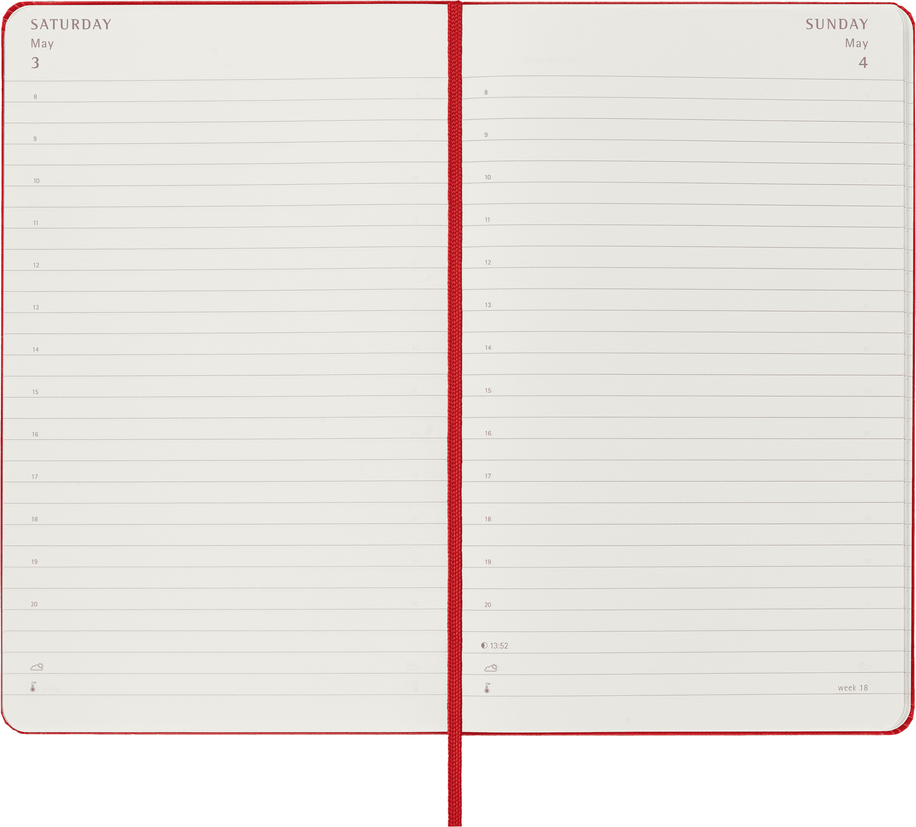 Classic Planner 2025 Large Daily, hard cover, 12 months