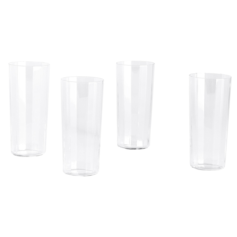 Hay Angle glas Tall set van 4