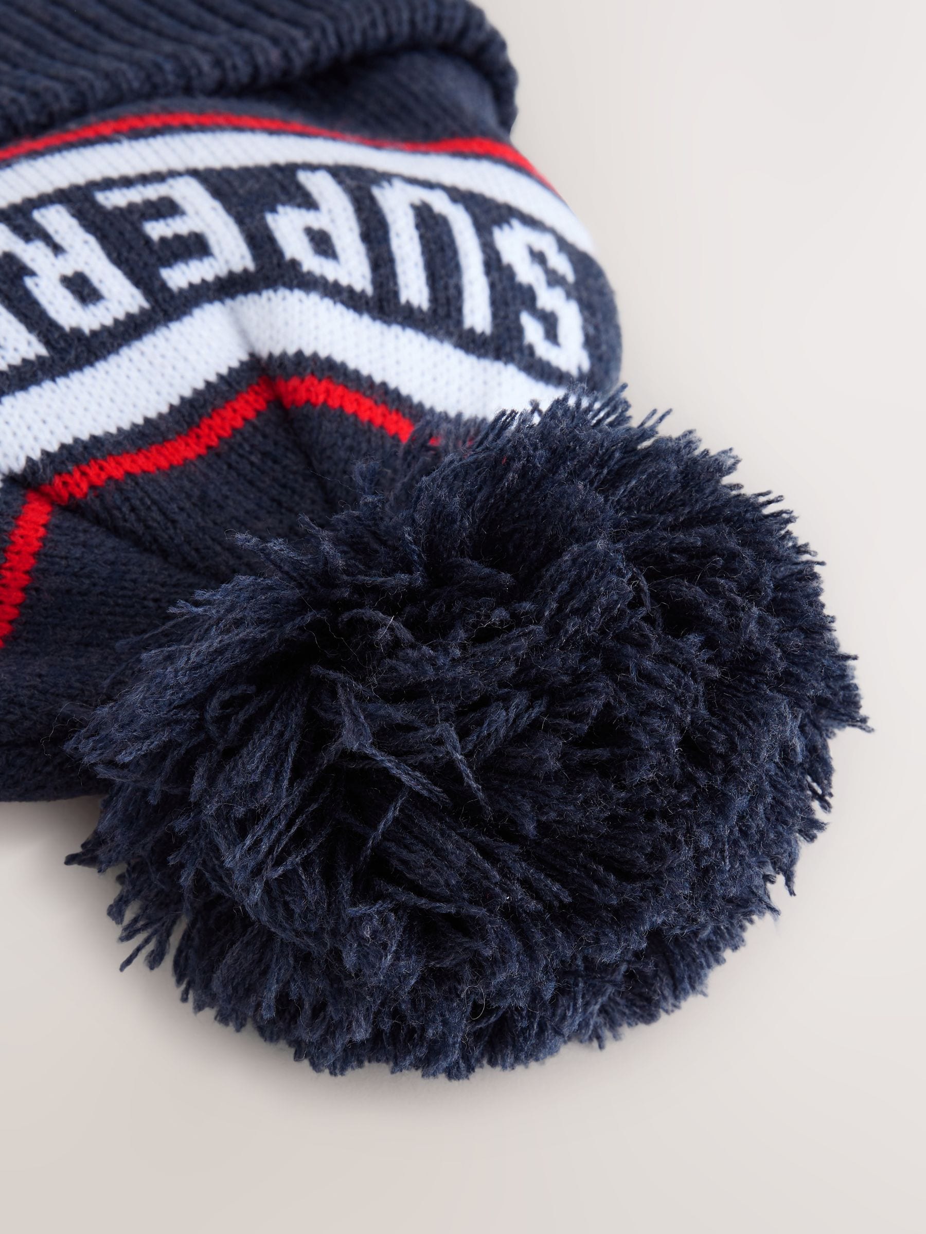 Superdry Pom Hat and Gloves Set
