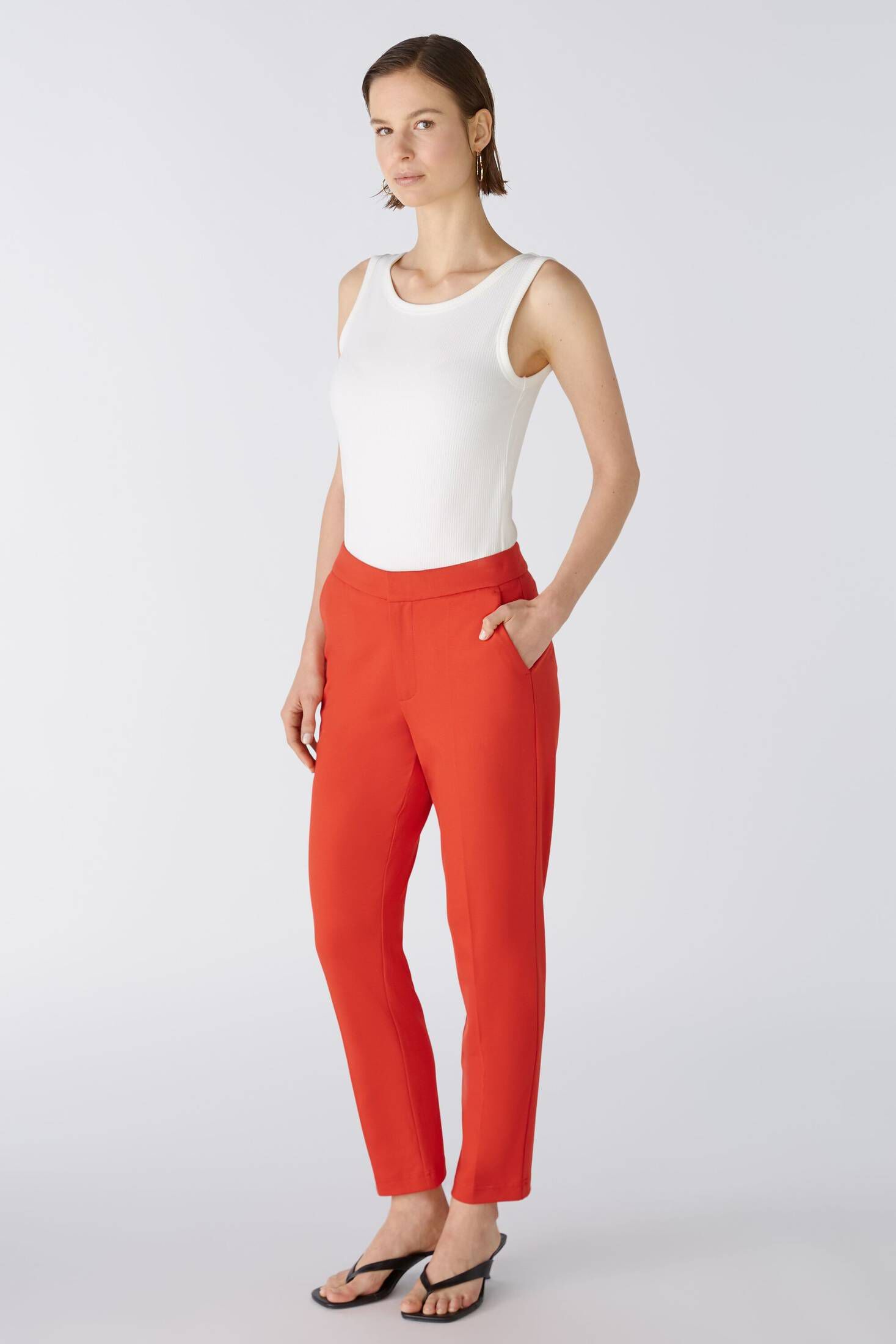 Oui| Damen Jerseyhose FEYLIA