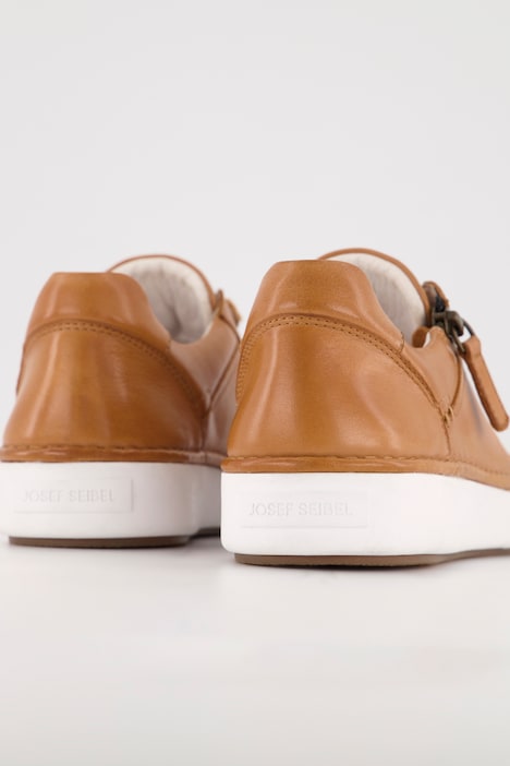 Josef Seibel Leder-Sneaker, Zipper, Wechselfußbett