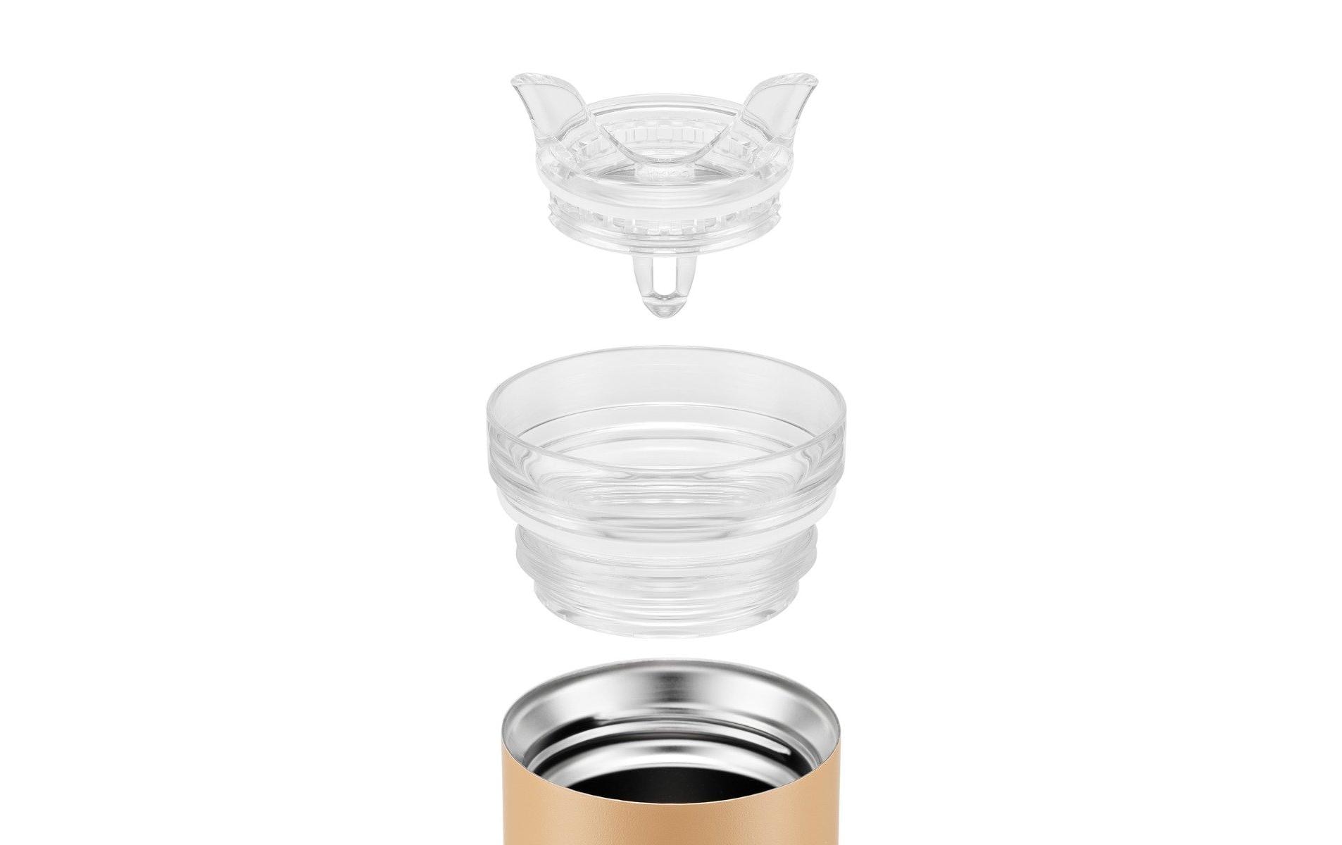 Travel Mug Doppelwandig Vanilla, 0.6 lReisebecher aus Edelstahl
