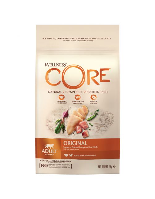 Wellness Core Grain Free Cat Original Kalkoen&Kip - Kattenvoer