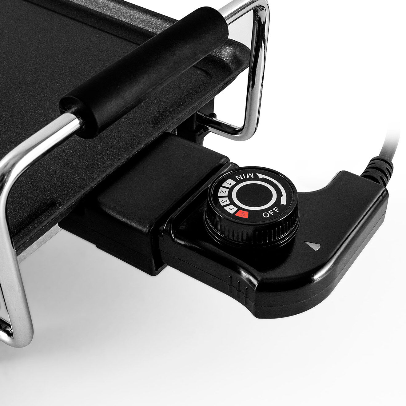 Kitchencook Plancha électrique avec revetement anti-adhesif k-pan noire