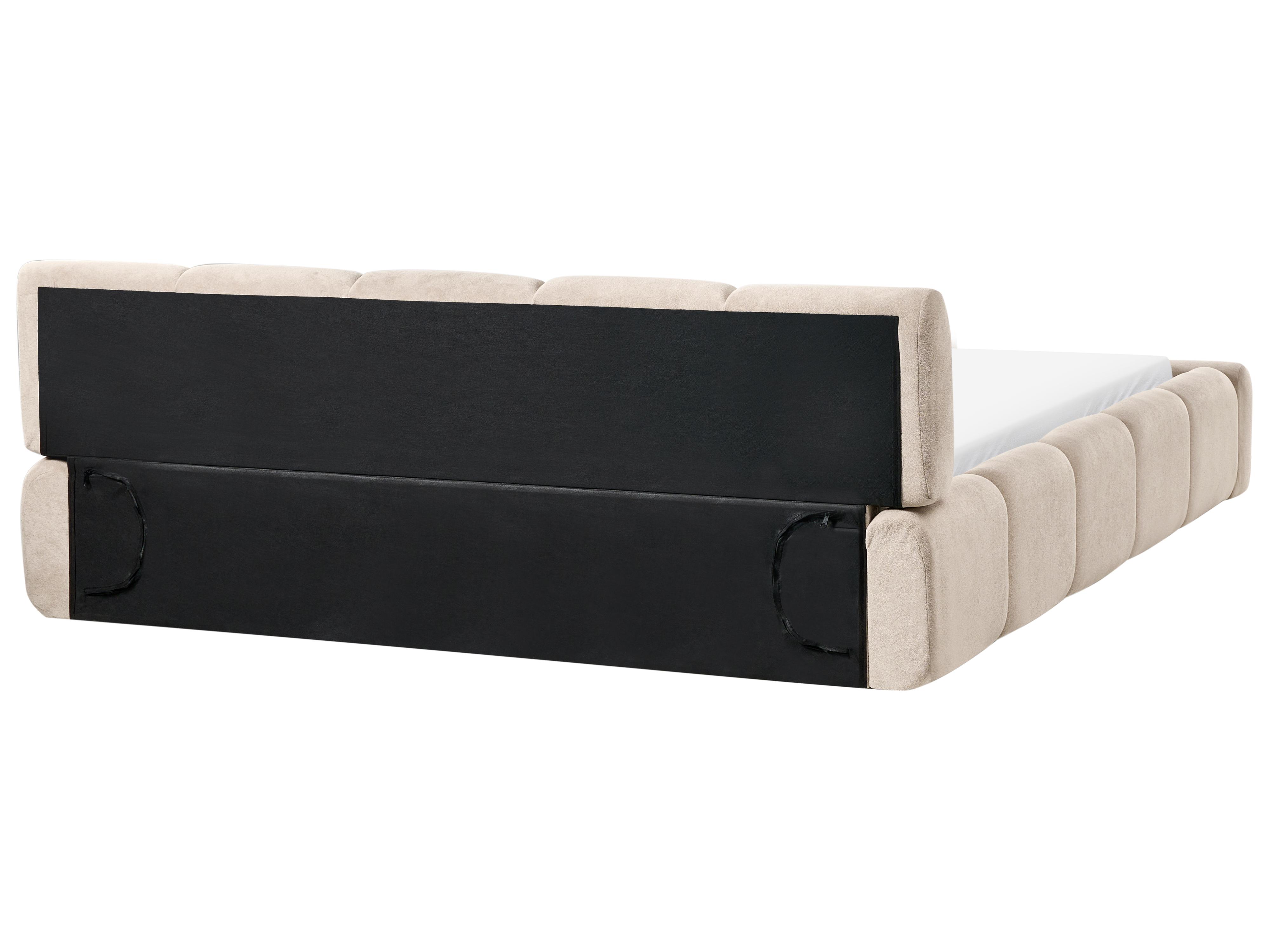 Bed Stof ORVILLE 180 x 200 cm Taupe