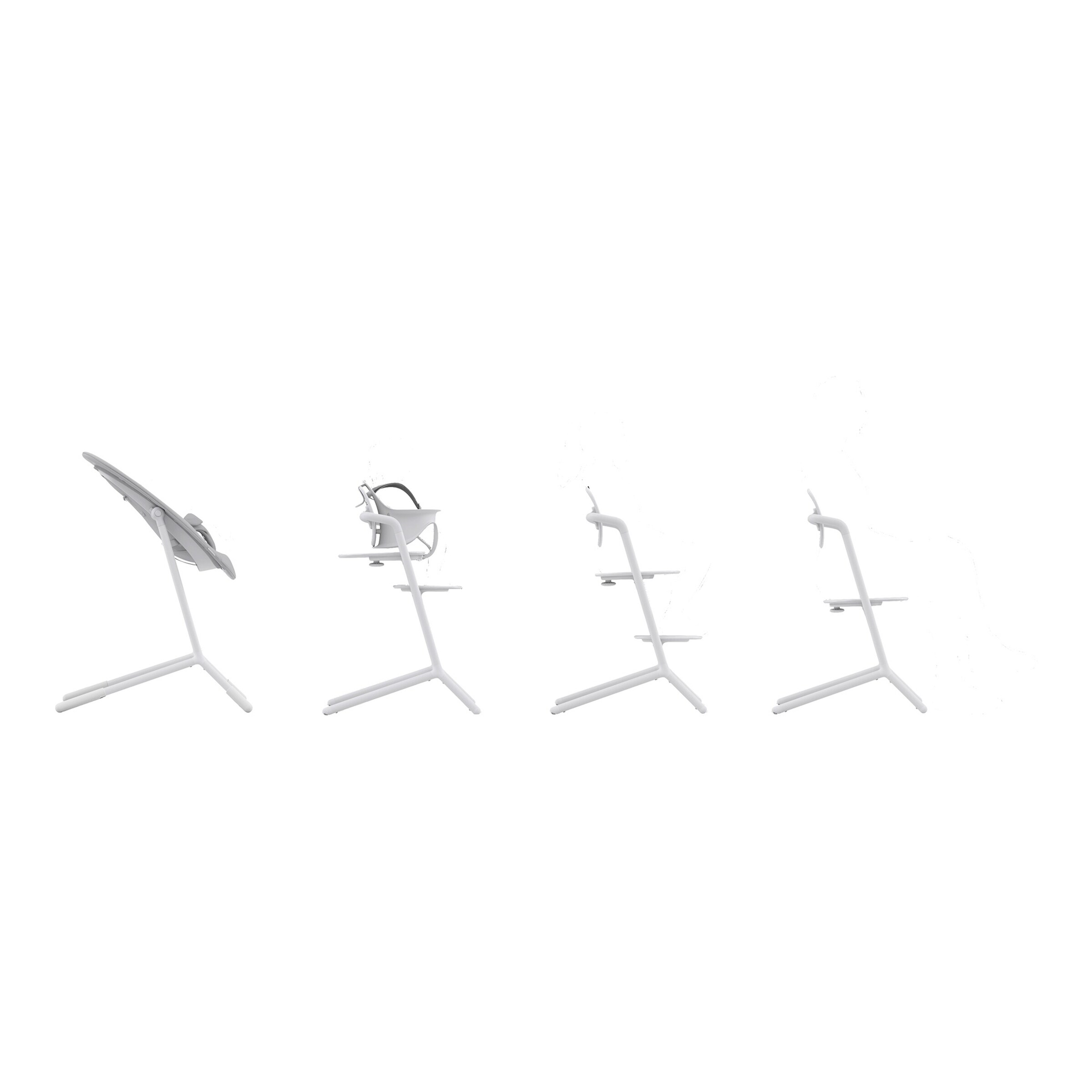 Cybex - GOLD Treppenhochstuhl Lemo 2.0 3-in-1 Set All White