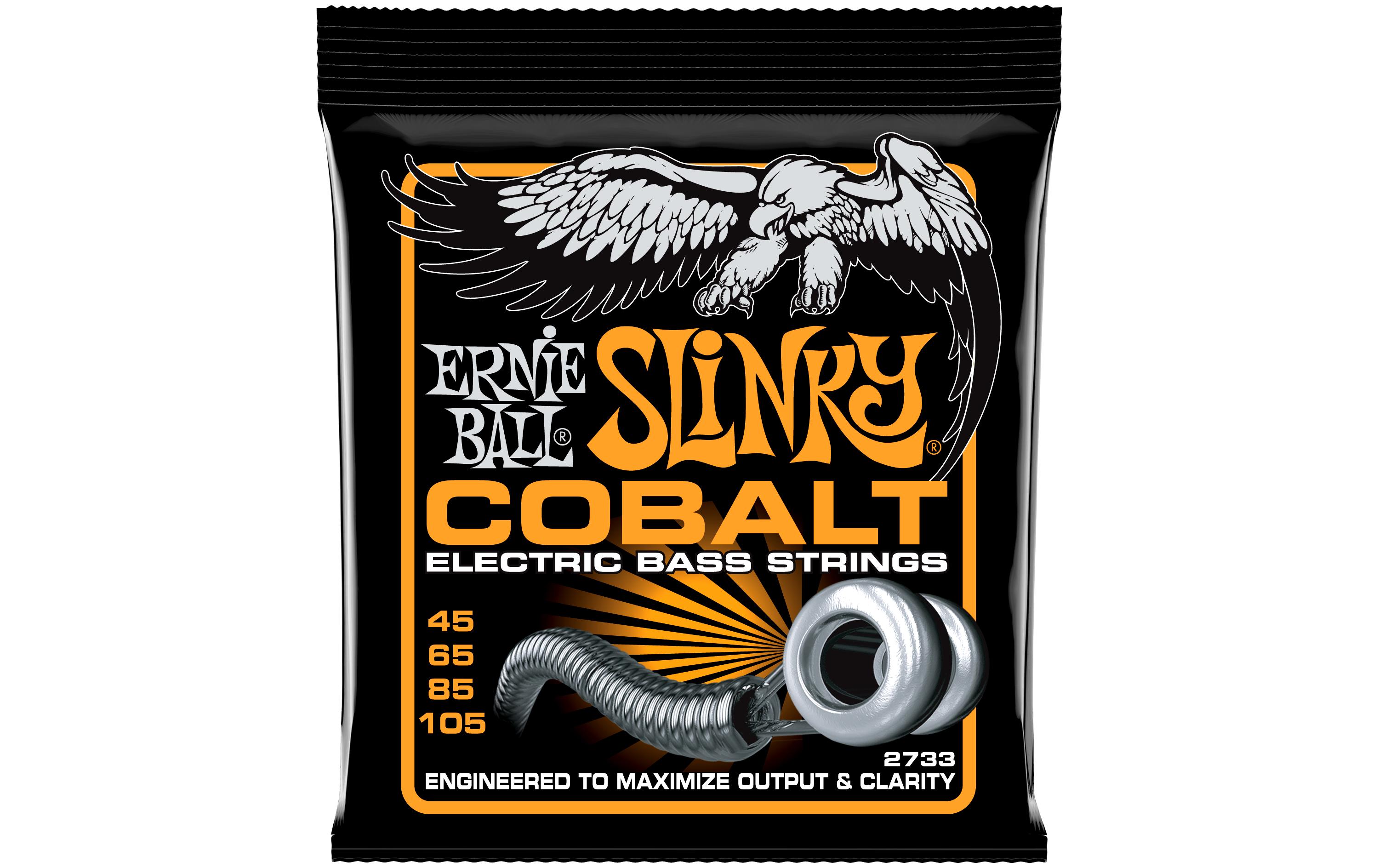 Basssaiten 2733 Slinky Cobalt – Hybrid 45-105Saitensatz für E-Bass