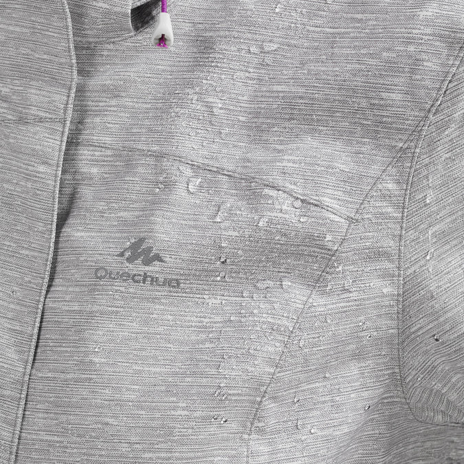 Decathlon Quechua - Jaqueta impermeável feminina Quechua para caminhadas em montanha MH100