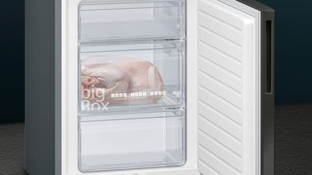 Siemens iQ500 kølefryseskab KG39E8XBA (black inox-antifingerprint)