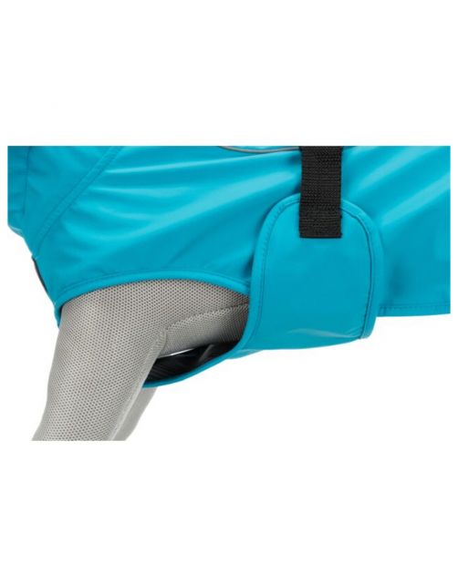 Trixie Regenjas Vimy Turquoise - Hondenkleding