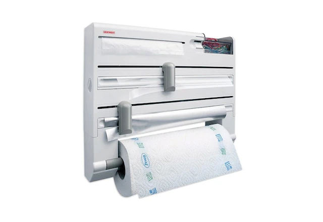 Leifheit Wandrollenhalter »Parat Plus« inkl. Tesafilm-Spender u. Kleinteile-Box
