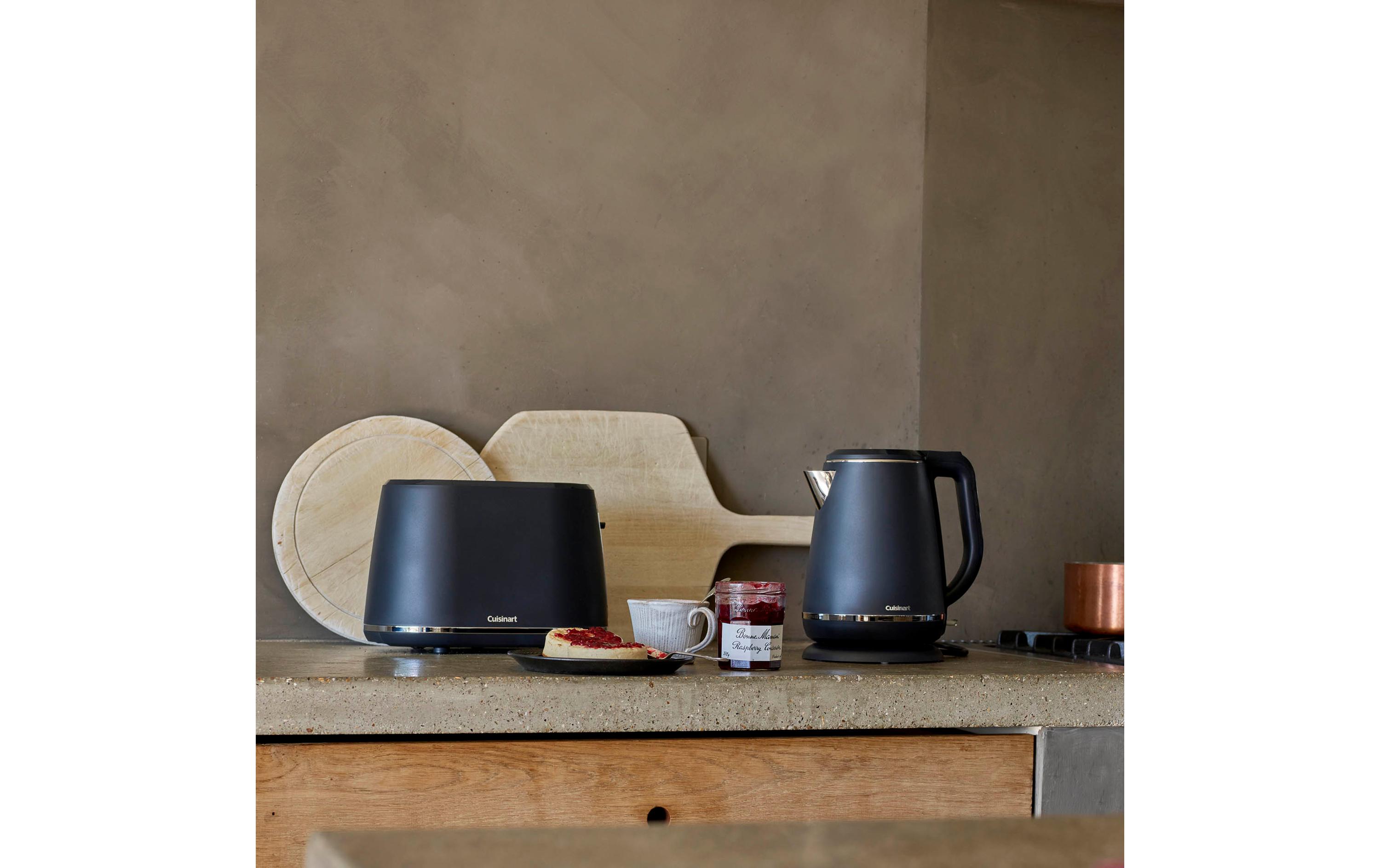 Toaster CPT780E Schwarz matt2-Schlitz Toaster aus der «Neutrals-Kollektion»