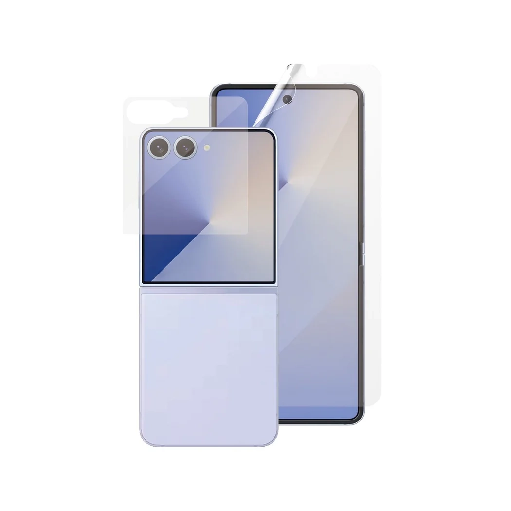 Samsung Galaxy Z Flip7 Antibakterielles Ultra Wide Fit Panzer Glas Case Friendly (PG96045)