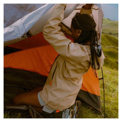 Veste Imperméable Femme Salewa Puez Gore-Tex 3L EPE Beige