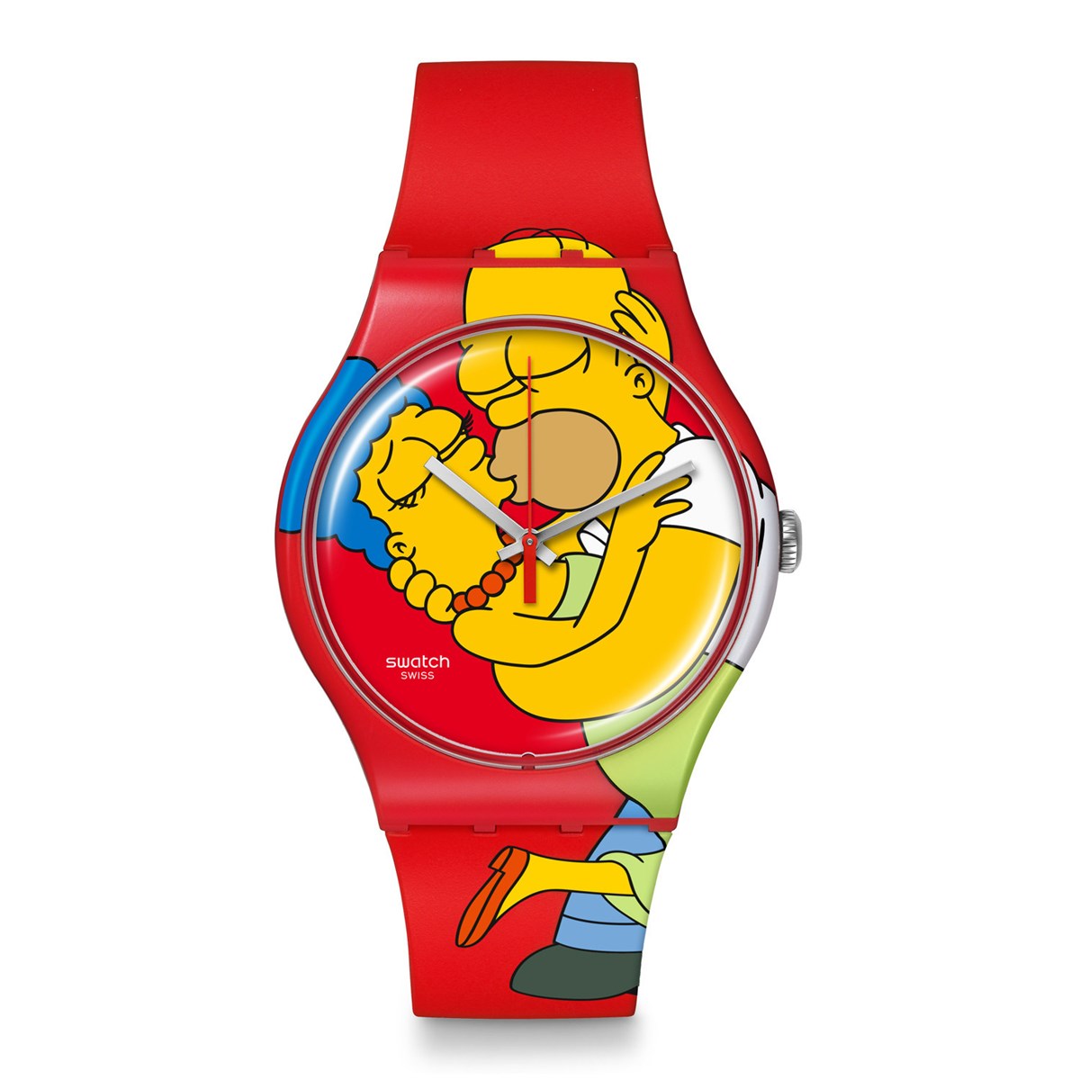 Montre Swatch collection The Simpsons Swett EmbraceEdition Saint Valentin