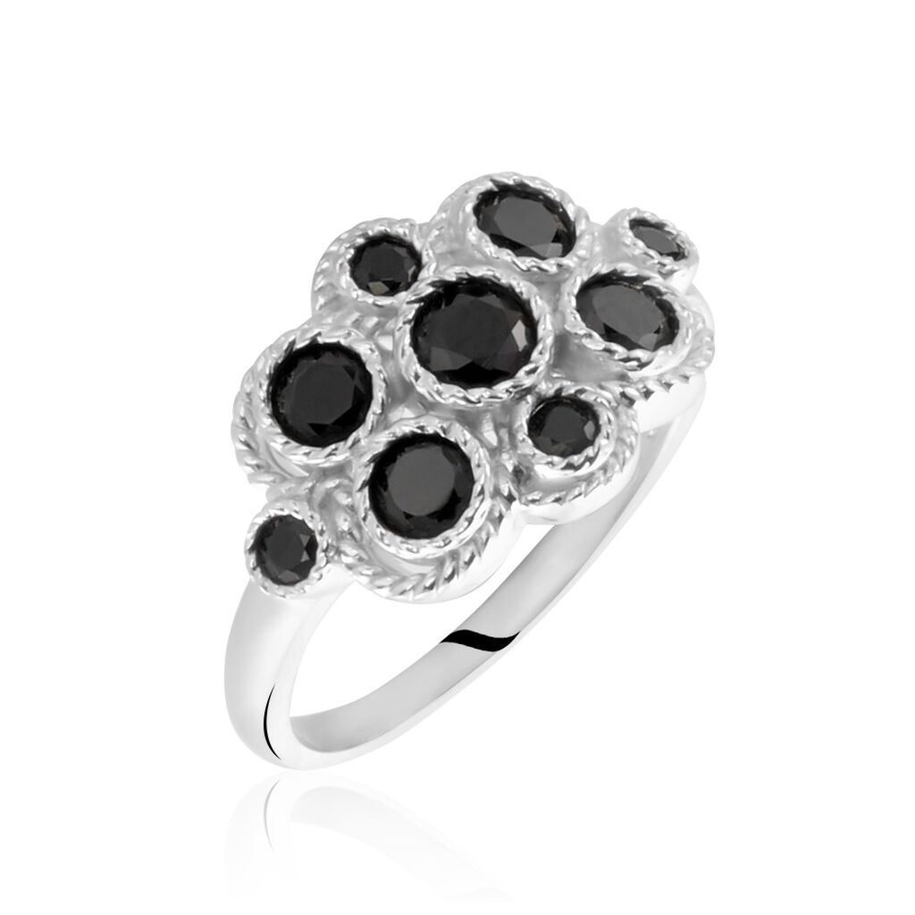 Bague Argent Boulonnaise Oxydes De Zirconium