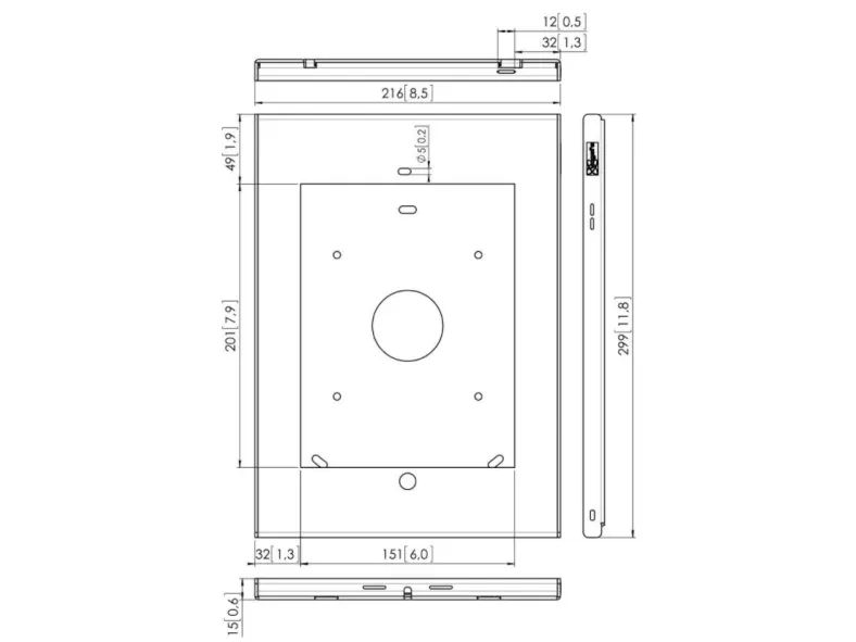 Vogel's TabLock PTS 1213 - Sikkerhedsindelukke for tablet