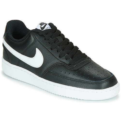 Nike - COURT VISION LOW - Noir / Blanc