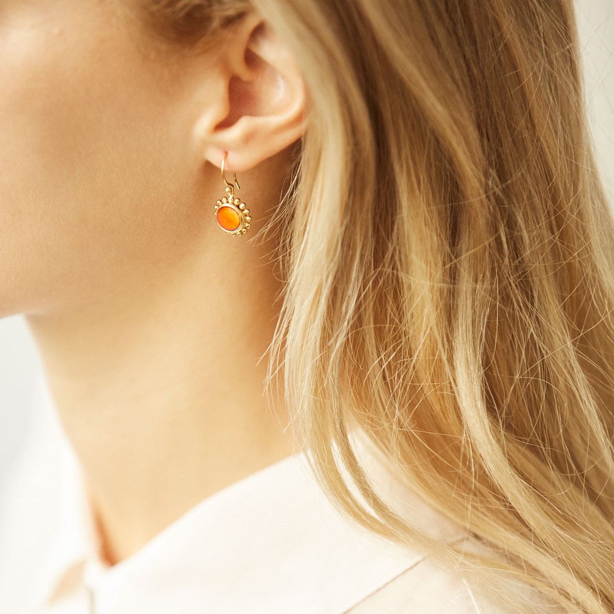Boucles Surya Soleil et Pierre Vermeil